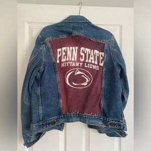 Custom Penn State Levi’s Jean jacket